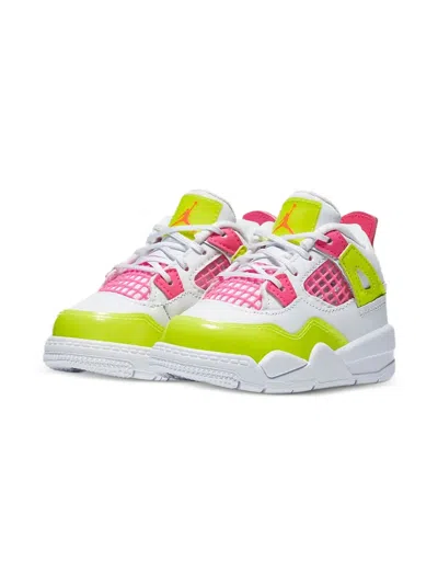 Jordan Babies' Air  4 Td Sneakers In White