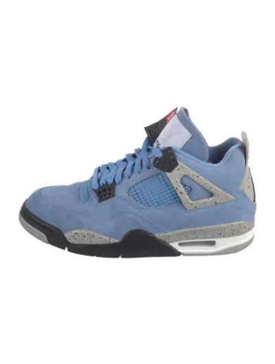 Pre-owned Jordan Air  4 University Blue Athletic Sneakers In White