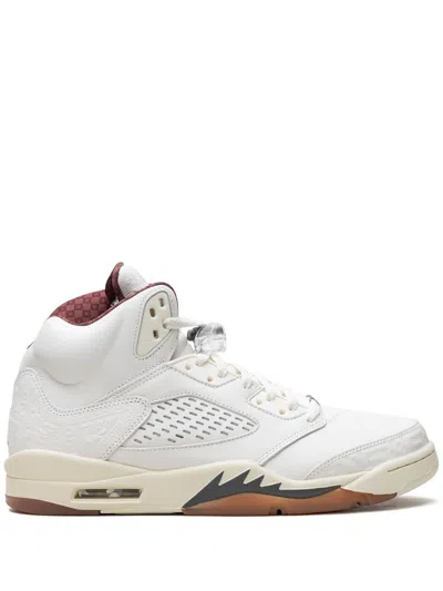 Jordan Air  5 "el Grito" Sneakers In White