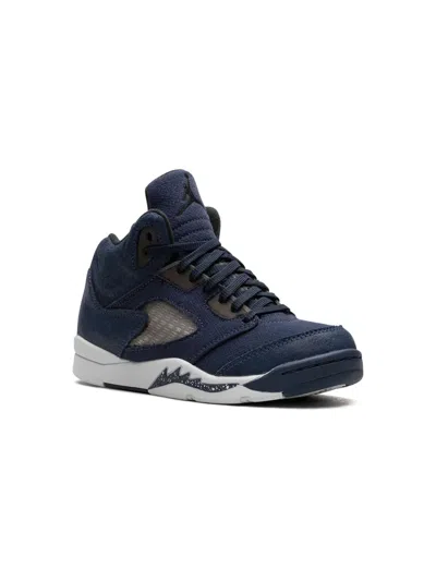 JORDAN AIR JORDAN 5 "MIDNIGHT NAVY" SNEAKERS