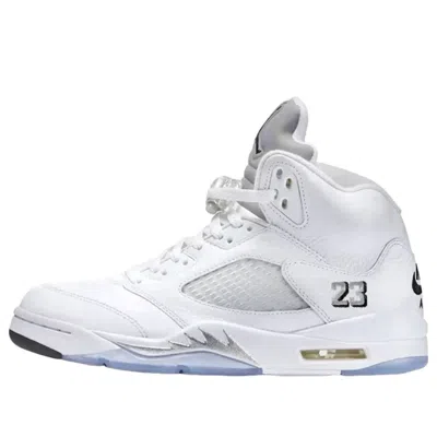 Jordan Air  5 Og 'white Metallic' In Nude
