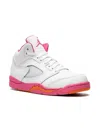 Jordan Air  5 Retro High-top Sneakers In White