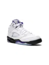Jordan Air  5 Retro Sneakers In White