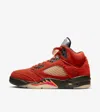 JORDAN AIR JORDAN 5 RETRO DUNK ON MARS DD9336-800 WOMEN FIRE RED SHOES SIZE US 7 ZJ199