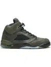 Jordan Air  5 Retro Sneakers In Green