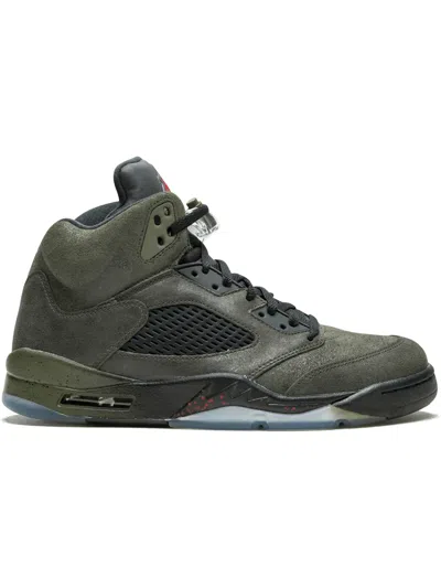Jordan Air  5 Retro Sneakers In Green