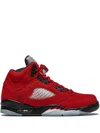 Jordan Air  5 Retro "raging Bull 2021" Sneakers In Red