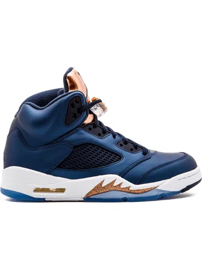Jordan Air  5 Retro Sneakers In Blue