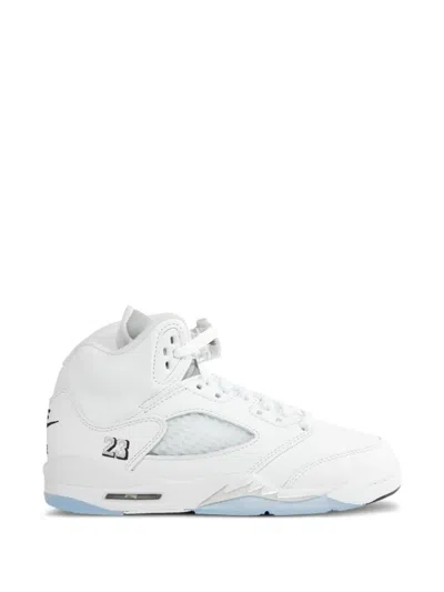 Jordan Kids' Air  5 Retro Og Gs "white Metallic"