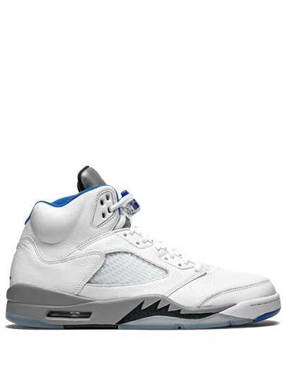 Jordan Air  5 Retro "stealth 2.0" Sneakers In White