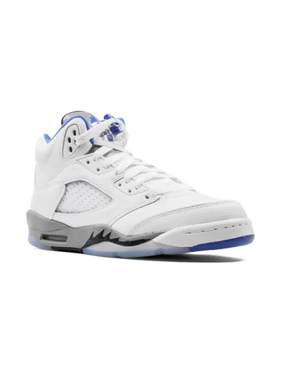 Jordan Kids' Air  5 Retro "stealth 2.0" Trainers In White