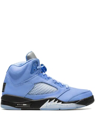 Jordan Air  5 Unc Sneakers In Blue