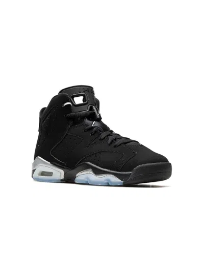 Jordan Kids' Air  6 "chrome" Sneakers In Black