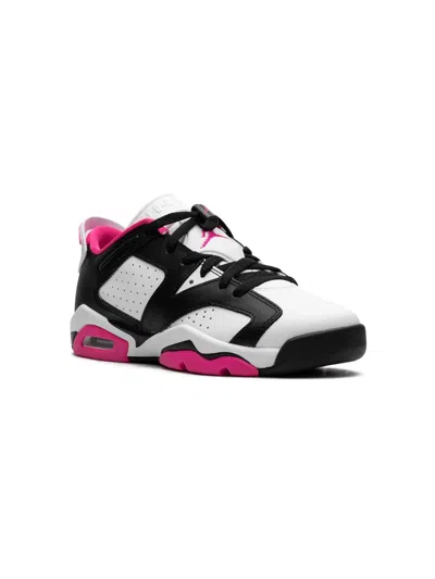 Jordan Kids' Air  6 Low "fierce Pink" Sneakers In White
