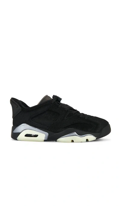 Jordan Air  6 Low Sneaker In Black