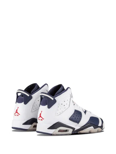 Jordan Kids' Air  6 Retro Sneakers In White