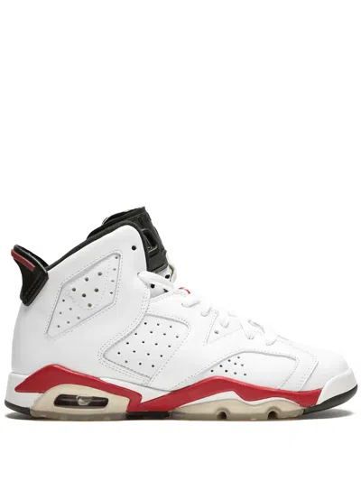 Jordan Kids' Air  6 Retro Sneakers In White