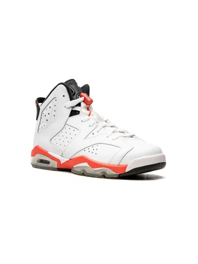 Jordan Kids' Air  6 Retro Sneakers In White