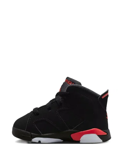 Jordan Babies' Air  6 Td Reverse Infrared Sneakers In Black