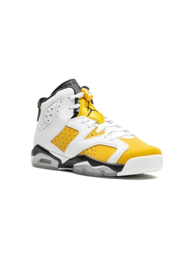 Jordan Kids' Air  6 "yellow/ochre" Sneakers