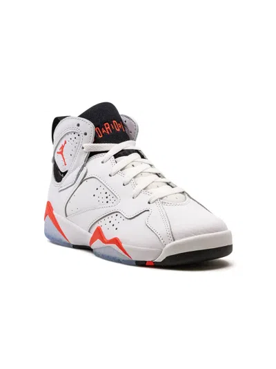 Jordan Kids' Air  7 "infrared" Sneakers In White