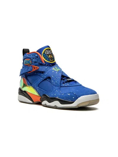 Jordan Kids' Air  8 Retro "doernbecher" Sneakers In Blue