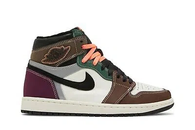 Pre-owned Jordan Air  Air  1 High Og 'hand Crafted' Dh3097-001 In Black/archaeo Brown/dark Chocolate