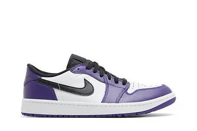 Pre-owned Jordan Air  Air  1 Low Golf 'court Purple' Dd9315-105 In White/court Purple/university Red/black