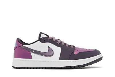 Pre-owned Jordan Air  Air  1 Low Golf Nrg 'purple Smoke' Dz9787-155 In White/cave Purple/purple Smoke/university Blue