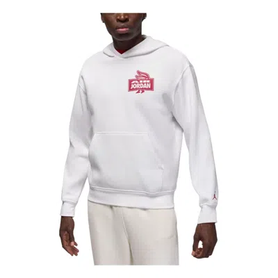 Jordan Men's  Aj8 Fleece Pullover In White