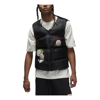 Jordan Air  Artist Series Vest By Jacob Rochester 'black University Red'