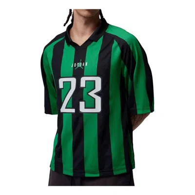 Jordan Brooklyn Terrace Striped T-shirt In Green