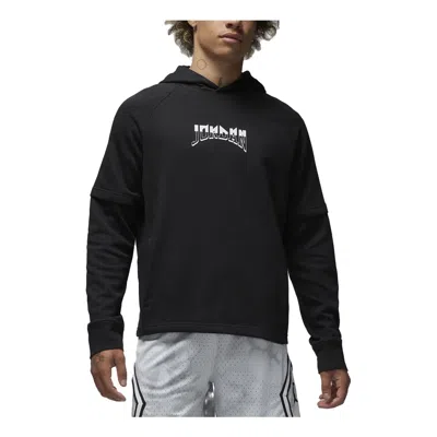 Jordan Air  Dri-fit Sport Graphic Fleece Pullover Hoodie 'black'