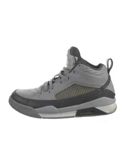 Pre-owned Jordan Air  Flight 9.5 Wolf Grey/white/dark Grey Sneakers In Silver