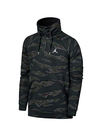 Jordan Air  Flight Half-zip Sweatshirt In Green