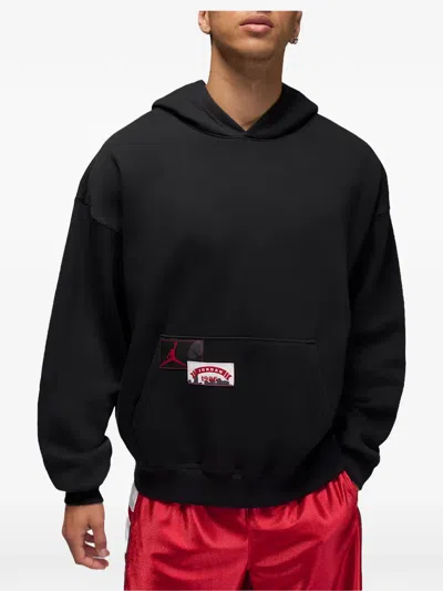 Jordan Men's  Brooklyn Oversized Pullover Hoodie In Black