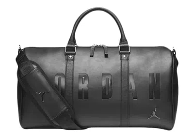 Pre-owned Jordan Air  Jumpman Duffle Bag 18w In 18w Black
