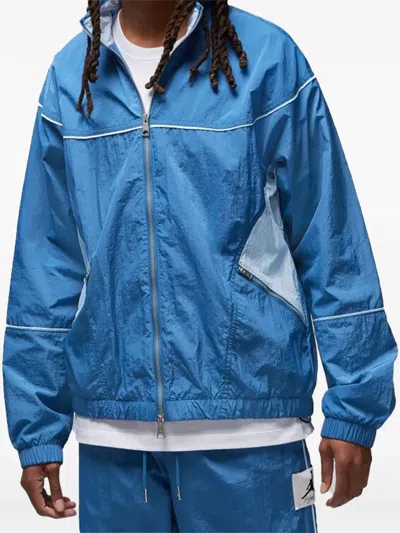 Jordan Air  Logo-patch Jacket In Blue