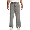 Jordan Air  Loose Fit Jeans In Flat Pewter