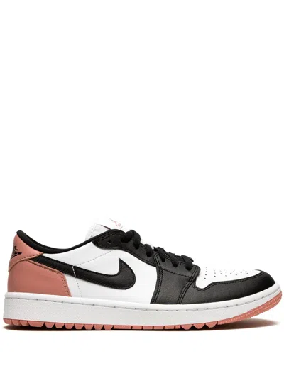 Jordan Air  Low G "rust Pink" Sneakers In Black