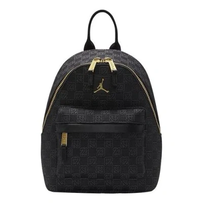 Jordan Air  Monogram Mini Backpack 'black' In Multi