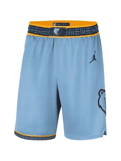 Jordan Air  Nba Grizzlies Swingman Xl Shorts In Blue