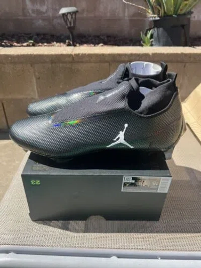 Pre-owned Jordan Air  Pe Nike Vapor Edge Pro 360 Smu Football Cleats Black Size 15