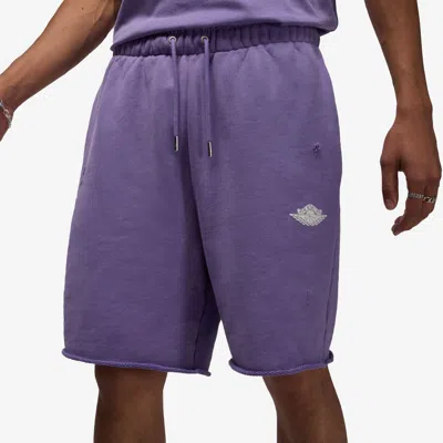 Jordan Air  Rare Air Fleece Shorts In Purple