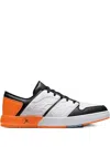 Jordan Air  Retro 1 Low "white/black/magma Orange" Sneakers In White
