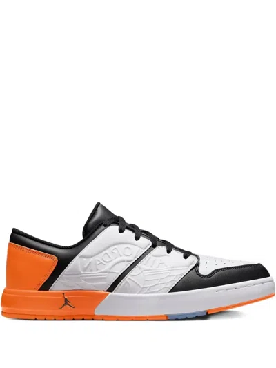 Jordan Air  Retro 1 Low "white/black/magma Orange" Sneakers
