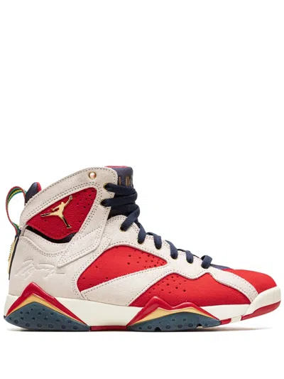 Jordan X Trophy Room Air  7 High-top Sneakers In Red