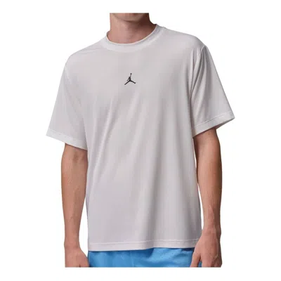 Jordan Air  Sport Essentials Dri-fit Short-sleeve T-shirt 'white' In Neutral