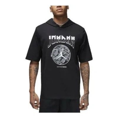 Jordan Air  Sport Hooded T-shirt 'black Cool Grey'