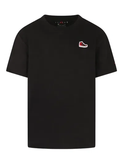 Jordan Kids' Air  T-shirt In Black
